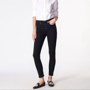 Veronica Beard Jeans Debbie Skinny High Rise Raven Black Size 24/00